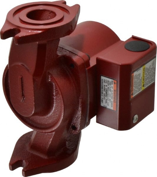 Bell & Gossett - 1/40 hp, 5-9/16" Long, 1 Phase, Cast Iron Housing, Polypropylene Impeller, Inline Circulator Pump - 115 Volt, 60 Hz, 6-3/8" Flange Width, Bell & Gossett Part No. 103267, 150 Max psi, ODP Motor - Exact Tooling