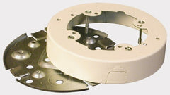 Wiremold - 1 Gang, (5) 1/2" Knockouts, Steel Round Device Box - 4-3/4" Overall Height x 4-3/4" Overall Width x 1" Overall Depth - Exact Tooling