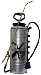 Chapin - 3.5 Gal Chemical Safe Garden Hand Sprayer - Stainless Steel Tank, Wide Mouth, Reinforced Hose, For Concrete Applications - Exact Tooling