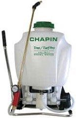 Chapin - 4 Gal Garden Backpack Sprayer - Reinforced Hose, Polyethylene Tank, For Industrial Applications - Exact Tooling