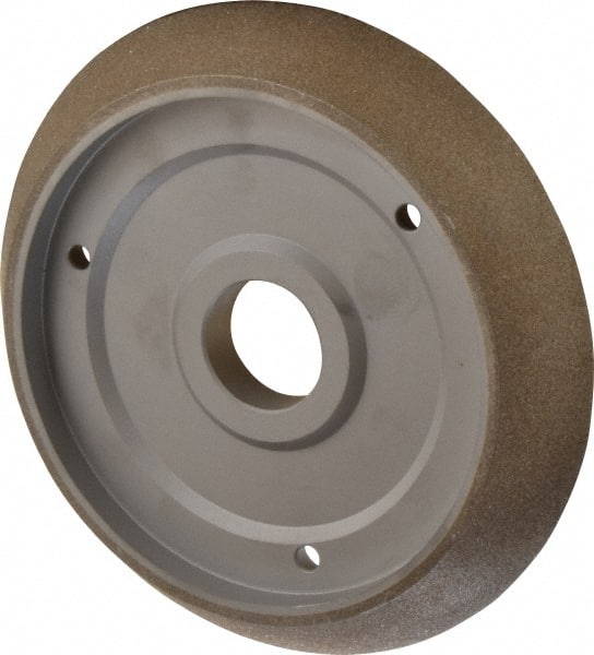 Darex - 6-1/2" Diam, 180 Grit, Type 12 Tool & Cutter Grinding Wheel - Medium Grade, CBN - Exact Tooling