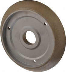 Darex - 6-1/2" Diam, 180 Grit, Type 12 Tool & Cutter Grinding Wheel - Medium Grade, CBN - Exact Tooling