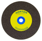 8" x 3/4" x 1" - Aluminum Oxide / 36/46 Coarse Type 1 Bench & Pedestal Wheel - Exact Tooling