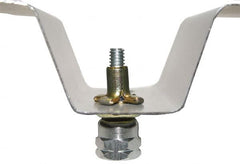 Buildex - 3" Zinc-Plated Steel Vertical (End Drilled) Mount Threaded Rod Anchor - 3/8" Diam x 1-1/4" Long, 1,250 Lb Ultimate Pullout, For Use with Steel - Exact Tooling