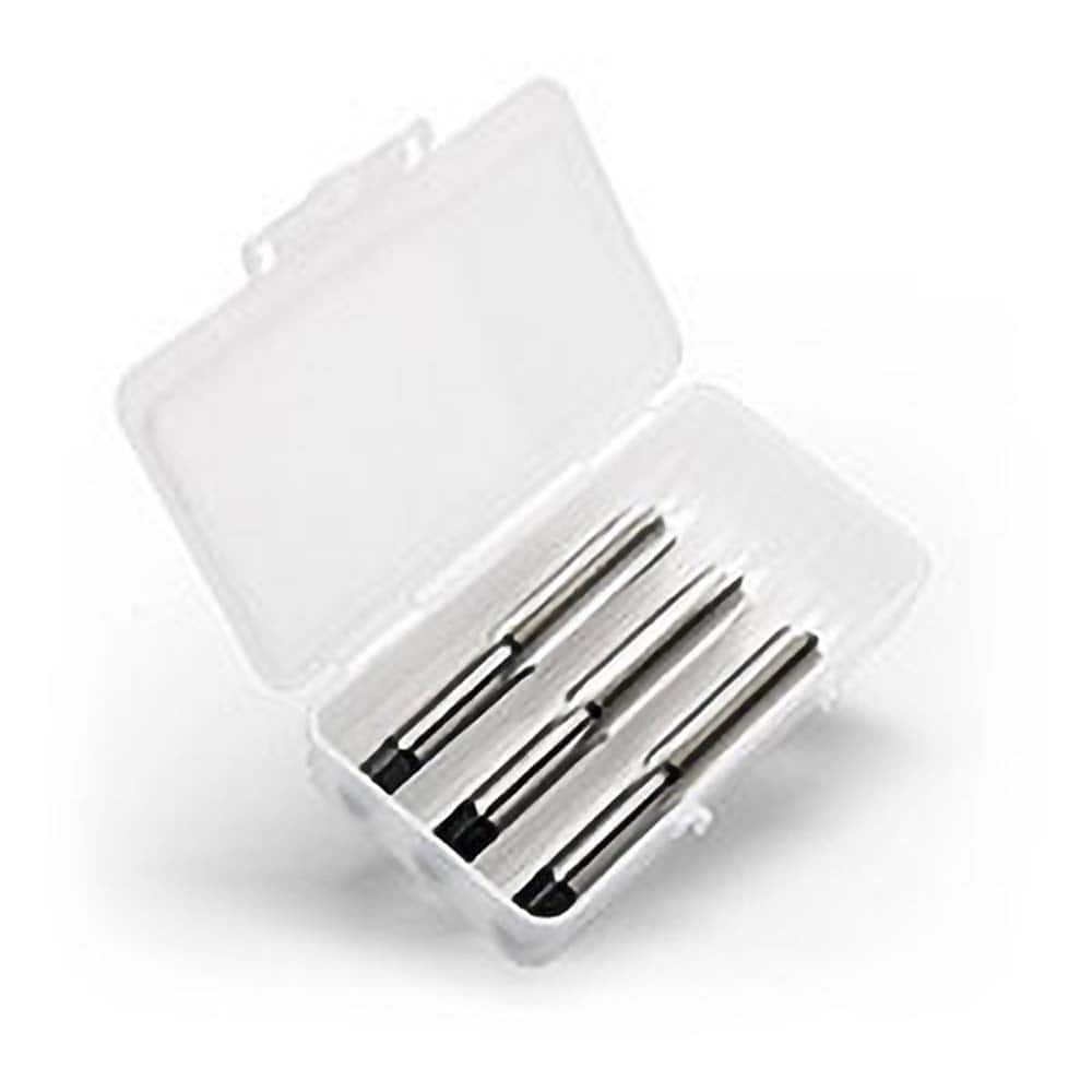 Titan USA - Tap Sets; Thread Size: M5x0.8 ; Number of Flutes: 4 ; Chamfer: Bottoming; Plug; Taper ; Material: High Speed Steel ; Finish/Coating: Uncoated ; Thread Direction: Right Hand - Exact Tooling
