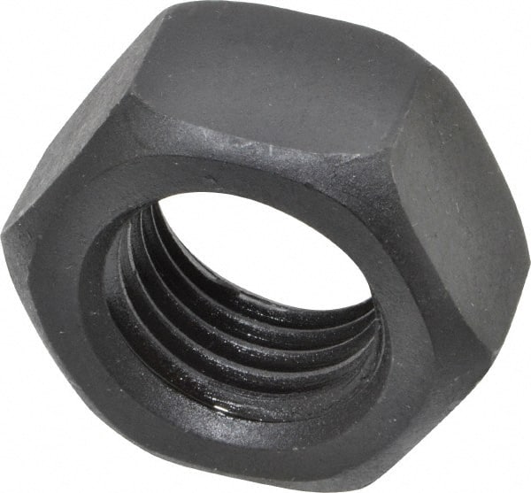 Value Collection - M30x3.50 Steel Right Hand Hex Nut - 46mm Across Flats, 24mm High, Uncoated - Exact Tooling