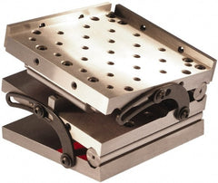 Suburban Tool - 12" Long x 12" Wide x 4-3/16" High, Compound Precision Steel Sine Plate - Square to within 0.0003", 0.0002 (C1), 0.0002 (C2)" Tolerance, 3/8-16 Hole - Exact Tooling