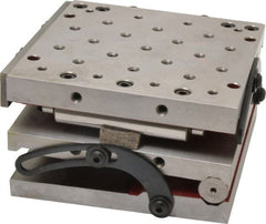 Suburban Tool - 6" Long x 6" Wide x 3-1/8" High, Compound Precision Steel Sine Plate - Square to within 0.0002", 0.0002 (C1), 0.0002 (C2)" Tolerance, 1/4-20 Hole - Exact Tooling