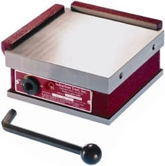 Suburban Tool - Standard Pole Square Permanent Magnetic Block Chuck - 12" Long x 12" Wide x 2-5/8" High, Ceramic - Exact Tooling