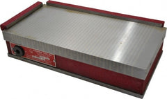 Suburban Tool - Fine Pole Rectangular Permanent Magnetic Block Chuck - 12" Long x 6" Wide x 2-5/8" High, Ceramic - Exact Tooling