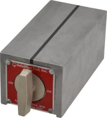 Suburban Tool - Standard Pole Rectangular Permanent Magnetic Block Chuck - 5-1/2" Long x 2-3/4" Wide x 2-1/2" High, Alnico - Exact Tooling