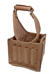 CLC - 17 Pocket Natural Leather Tool Tote - 8" Wide - Exact Tooling