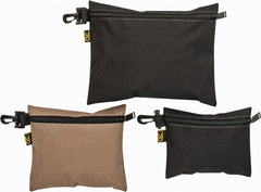 CLC - Black & Khaki Polyester Tool Bag - 9, 7 & 6" Wide x 7" Deep - Exact Tooling