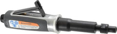 Ingersoll-Rand - 1/4" Collet, Straight Handle, Straight Air Die Grinder - 25,000 RPM, Rear Exhaust, 33 CFM, 0.3 hp, 620 kPa, 1/4 NPT - Exact Tooling