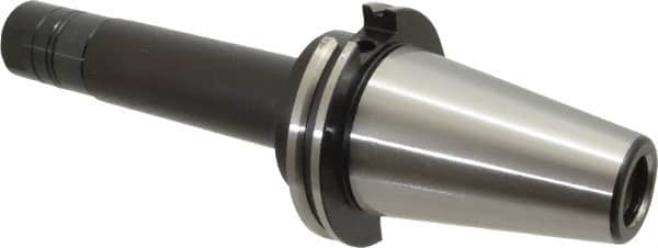 Parlec - 1" Diam Milling Machine Arbor - Stub Style, Taper Shank, 8-1/4" OAL, CAT50 Taper - Exact Tooling