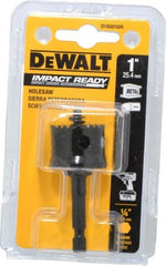 DeWALT - 1" Diam, 5/8" Cutting Depth, Hole Saw - Bi-Metal Saw, Toothed Edge - Exact Tooling