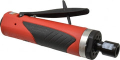 Sioux Tools - 1/4" Collet, Straight Handle, Straight Air Die Grinder - 12,000 RPM, Rear Exhaust, 30 CFM, 1 hp, 6.21 bar, 1/4 NPT - Exact Tooling