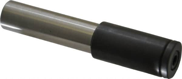 Made in USA - Slitting/Slotting Saw Arbor - Straight Shank, 1/2" Shank Diam, 2.32" OAL, For 3/8" Cutter Hole Diam - Exact Tooling