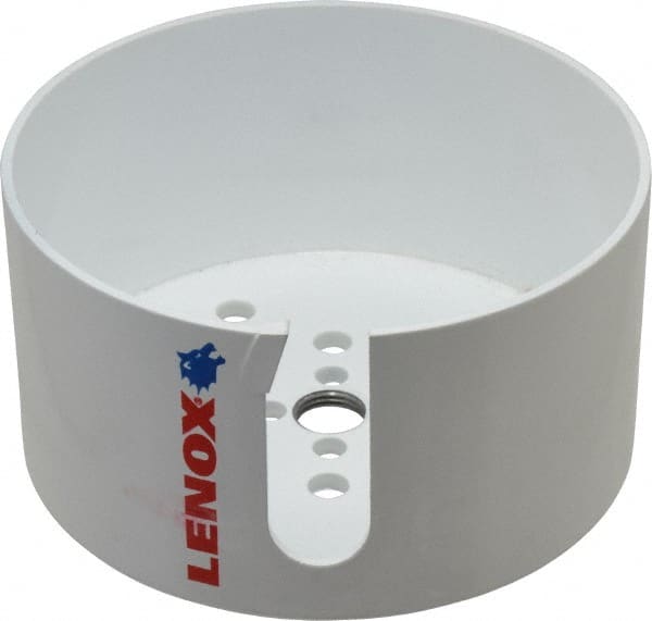 Lenox - 5" Diam, 2" Cutting Depth, Hole Saw - Bi-Metal Saw, Toothed Edge - Exact Tooling