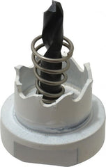 Lenox - 1" Diam, 1/2" Cutting Depth, Hole Saw - Carbide-Tipped Saw, Toothed Edge - Exact Tooling