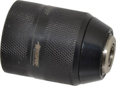Accupro - 1/2-20, 1/16 to 1/2" Capacity, Threaded Mount Drill Chuck - Keyless, 43mm Sleeve Diam, 62.5mm Open Length - Exact Tooling