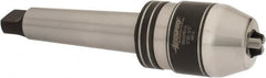 Accupro - 4MT, 1/32 to 1/2" Capacity, Integral Shank Drill Chuck - Keyed, Taper Shank, 54mm Sleeve Diam, 85mm Open Length - Exact Tooling