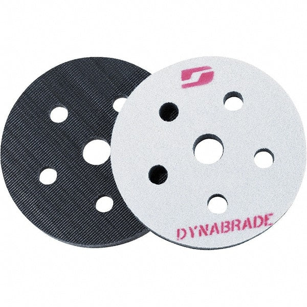Dynabrade - 6" Diam, Round, Hook & Loop Face, Interface Backing Pad - Random Orbital Sander Compatible, Hook & Loop Back, Vacuum Pad - Exact Tooling