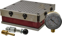Suburban Tool - 6" Long x 6" Wide x 2-1/4" High, 1/4 Min Pump hp, S1 Sine Plate Compatibility, Vacuum Chuck - Square & Parallel to within 0.0002, 1/4 NPT Connector - Exact Tooling