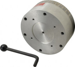 Suburban Tool - Fine Pole Round Permanent Magnetic Rotary Chuck - 6-1/4" Wide x 2-15/16" High, Ceramic - Exact Tooling