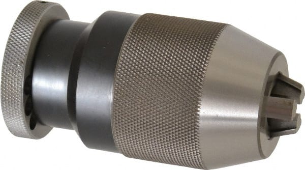 Albrecht - JT33, 1/32 to 1/2" Capacity, Steel Tapered Mount Drill Chuck - Keyless, 2" Sleeve Diam, 3.56" Open Length - Exact Tooling