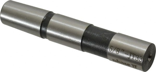 Value Collection - 5/8 Inch Shank Diameter, JT33 Mount Taper, Drill Chuck Arbor - Jacobs Taper Mount - Exact Tooling