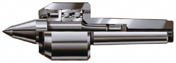 Rohm - MT6 Taper Shank, 4.72" Head Diam Live Center - 4,800 Max RPM, 4.1" Head Length, 2.28" Point Diam, 3.032" Point Len, 6,600 Lb Max Workpc, 14.27" OAL, Long Point - Exact Tooling