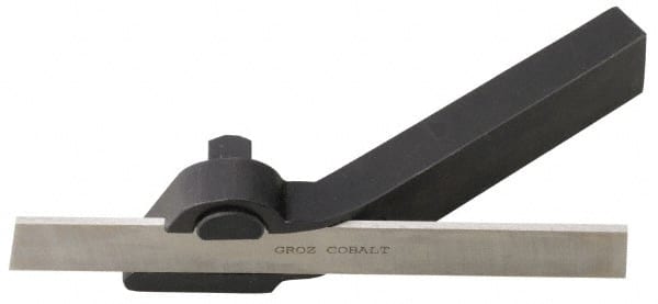 Value Collection - 3/16 Inch Blade Width x 1 Inch Blade Height, Right Hand Cutting Direction, Cutoff Blade Holder - 8 Inch Long x 3/4 Inch Wide x 1-5/8 Inch High, Steel - Exact Tooling