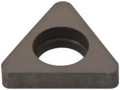 Made in USA - 3/8" Inscribed Circle, Triangle Shim for Indexables - Carbide, 1/8" Thick, ITSN Shim Style, Negative Rake - Exact Tooling