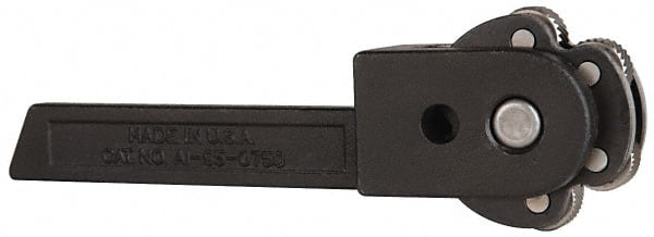 Knurlcraft - Neutral Cut, Diamond & Straight, 1/2" Wide 1-1/8" High x 4" Long Rectangle Shank, Revolving-Head Bump Knurlers - 6 Knurls Required (Included), 3/4" Diam x 3/8" Wide Face, 1/4" Hole Diam, Series E - Exact Tooling