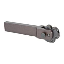 Value Collection - Neutral Cut, Diagonal, Diamond & Straight, 5/8" Wide 1-3/8" High x 7-1/2" Long Rectangle Shank, Revolving-Head Bump Knurlers - 6 Knurls Required (Included), 3/4" Diam x 3/8" Wide Face, 1/4" Hole Diam, Series KT - Exact Tooling