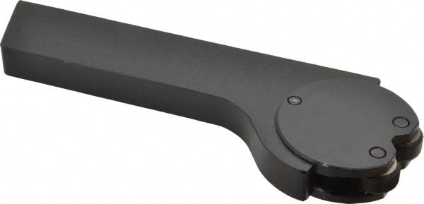Value Collection - Neutral Cut, Diagonal, 5/8" Wide 1-3/8" High x 7-1/2" Long Rectangle Shank, Pivot-Head Bump Knurlers - 2 Knurls Required (Included), 3/4" Diam x 3/8" Wide Face, 1/4" Hole Diam, Series KT - Exact Tooling