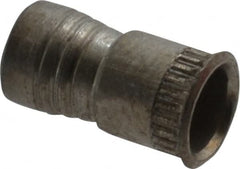 Made in USA - #4-40 UNC, Cadmium-Plated, Aluminum Knurled Rivet Nut Inserts - 0.03" to 0.09" Grip, 3/16" Drill Size, 0.211" Body Diam - Exact Tooling