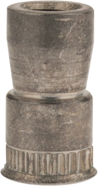 Made in USA - M3x0.50 Metric Coarse, Cadmium-Plated, Steel Knurled Rivet Nut Inserts - 0.76mm to 2.29mm Grip, 4.76mm Drill Size, 5.63mm Body Diam - Exact Tooling