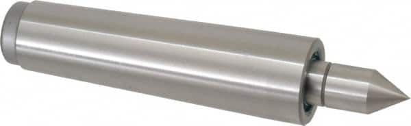 Royal Products - MT4 Taper Shank, 1.231" Head Diam 1,835 Lb Capacity Live Center - 4,500 Max RPM, 3/16" Head Length, 5/8" Point Diam, 1-3/8" Point Len, 1,400 Lb Max Workpc, 5-15/16" OAL, Standard Point - Exact Tooling