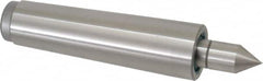 Royal Products - MT4 Taper Shank, 1.231" Head Diam 1,835 Lb Capacity Live Center - 4,500 Max RPM, 3/16" Head Length, 5/8" Point Diam, 1-3/8" Point Len, 1,400 Lb Max Workpc, 5-15/16" OAL, Standard Point - Exact Tooling