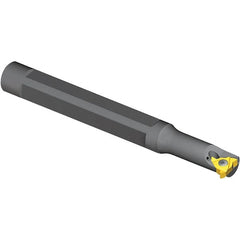 Vargus - Internal Thread, Left Hand Cut, 12mm Shank Width x 11mm Shank Height Indexable Threading Toolholder - 100mm OAL, 4.0KIL Insert Compatibility, SNVR Toolholder, Series Mini 3 - Exact Tooling