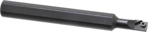 Carmex - Internal Thread, Right Hand Cut, 5/8" Shank Width x 5/8" Shank Height Indexable Threading Toolholder - 5" OAL, 11IR Insert Compatibility, SI Toolholder, Series SIR - Exact Tooling