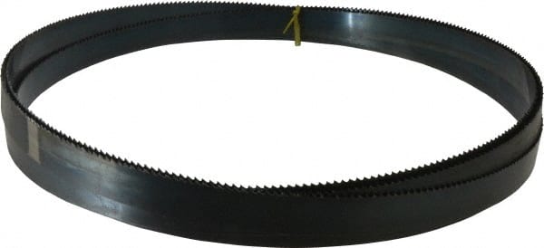 Starrett - 6 TPI, 19' 6" Long x 1" Wide x 0.035" Thick, Welded Band Saw Blade - Carbon Steel, Toothed Edge, Raker Tooth Set, Flexible Back, Contour Cutting - Exact Tooling