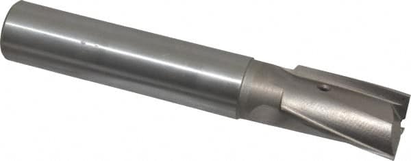 Value Collection - 1-1/8" Diam, 1" Shank, Diam, 3 Flutes, Straight Shank, Interchangeable Pilot Counterbore - Exact Tooling