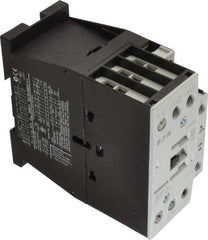 Eaton Cutler-Hammer - 3 Pole, 24 to 27 Coil VDC, 40 Amp, Nonreversible Open Enclosure IEC Contactor - 1 Phase hp: 2 at 115 V, 2 at 200 V, 3 at 230 V, 3 Phase hp: 10 at 460 V, 15 at 575 V, 5 at 200 V, 5 at 230 V, 18 Amp Inductive Load Rating Listed - Exact Tooling