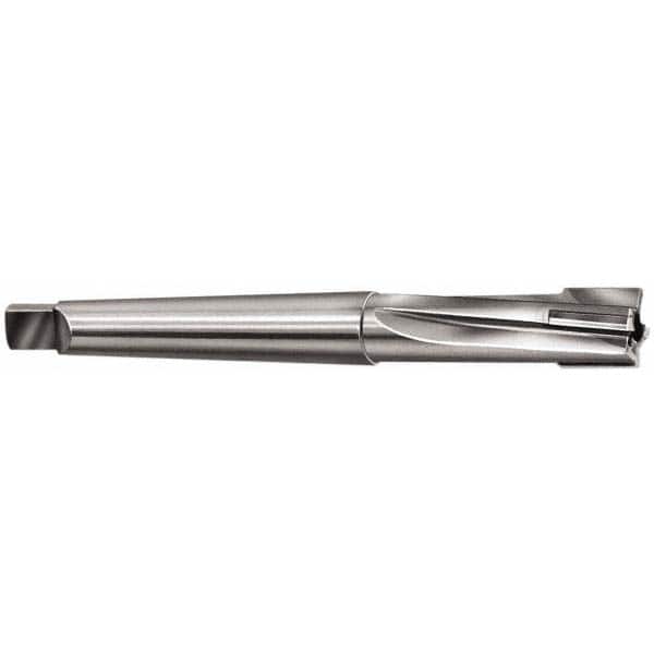 Made in USA - 5/8" Diam, 3 Flutes, Morse Taper Shank, Interchangeable Pilot Counterbore - Exact Tooling