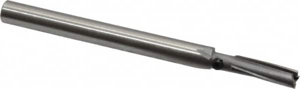 Made in USA - 3/16" Diam, 15/64" Shank, Diam, 3 Flutes, Straight Shank, Interchangeable Pilot Counterbore - Exact Tooling