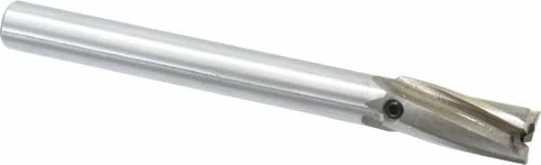 Value Collection - 7/16" Diam, 3/8" Shank, Diam, 3 Flutes, Straight Shank, Interchangeable Pilot Counterbore - Exact Tooling