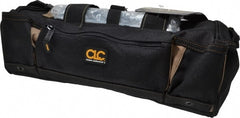 CLC - 23 Pocket Black Polyester Tool Bag - 16" Wide x 8" Deep x 11" High - Exact Tooling